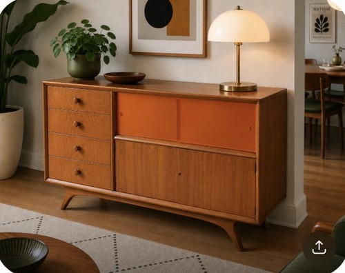 Vintage teak sideboard - teak,