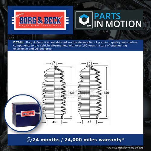 Steering rack boot fits - steering, nissan