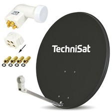 SAT system ► TechniSat 80 cm mirror bowl + Opticum quad LNB 4 participants set