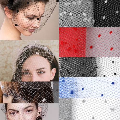 Birdcage face veil dot - face, netting