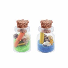 50pcs Mini Empty Glass Bottles