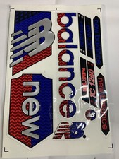 Cricket bat sticker Embossed