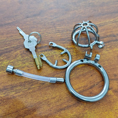 Male chastity belt - belt, locking