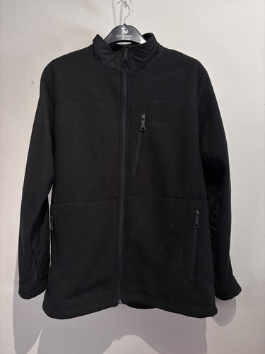 Rohan black full zip front - l,