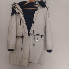 Women’s long parka-style winter coat 