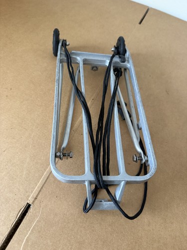 Brompton silver rear rack with - brompton,