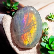 Sunset Labradorite Palm Stone