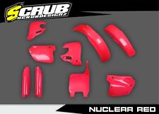 Honda CR125R 1993-1994 CR250R 1992-1994 Nuclear Red Plastics Kit + Fork guards