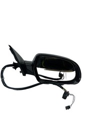 Audi A4 B8 8K Right front door electric wing mirror Black 6+2 WIRES RHD A2l6b5s