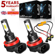 FOR BMW 5 Series E60 E61 LCI 2X H11 LED Fog Lamp Bulbs 6000K Canbus ERROR FREE