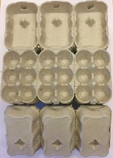 30 - 600 NEW HALF DOZEN EGG BOXES/CARTONS FOR MEDIUM/LARGE CHICKEN EGGS (VAT INC