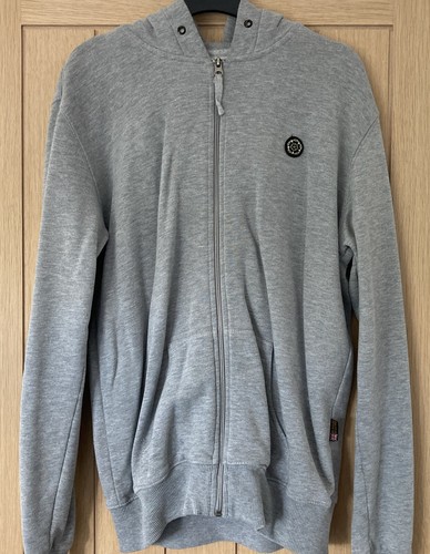 Grey hoody zipped - hoody,