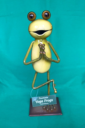 Fountasia yoga metal frogs - metal,