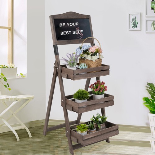 Tier wooden plant - wooden, with