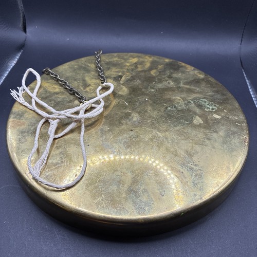 Antique brass dinner time - brass,