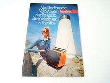 Vintage Nordmende Television Radio TV Brochure Catalog West Germany 1970s