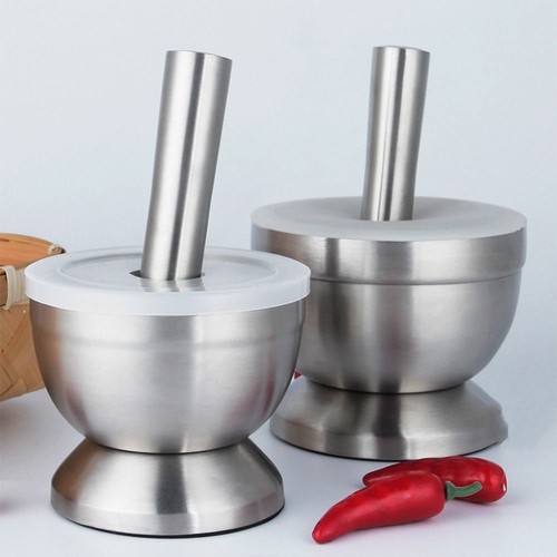 Metal mortar and pestle - mortar,