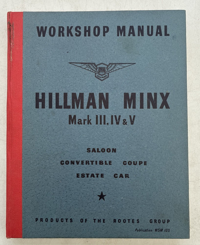 Vintage rootes hillman - minx, mk
