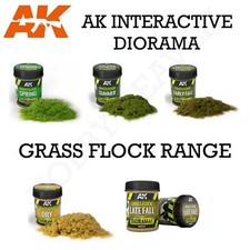 Ak Interactive Grass Flocks Diorama Full Range Combined Shipping 