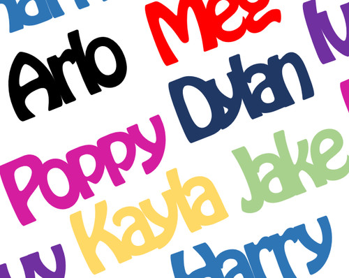 Personalised wooden name - personalised,