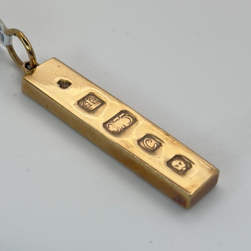 Gold pendant 9ct yellow - gold,