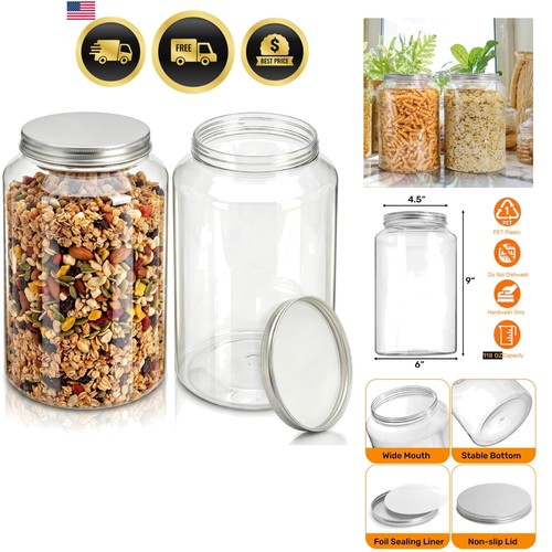 Pack gallon clear plastic - 2,