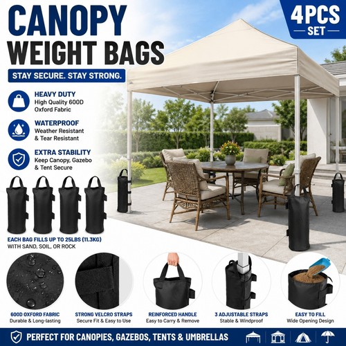 Pack large gazebo weights - pack,