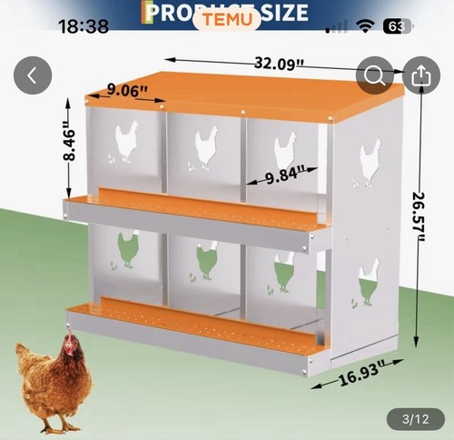 Chicken nesting box - nesting,