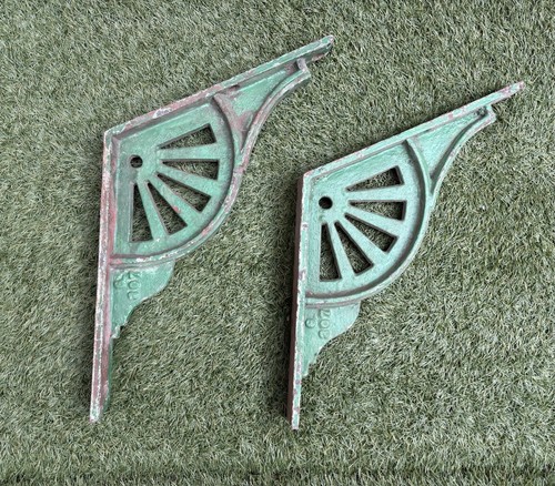 Pair reclaim salvaged vintage