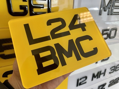 Metro font number - plate, 1x