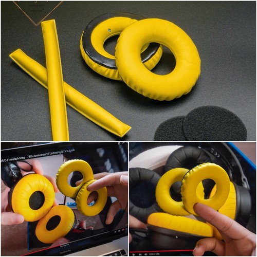 Yellow ear pads - yellow, for