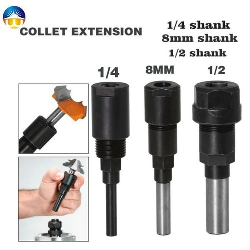 Extension rod router - rod, bits