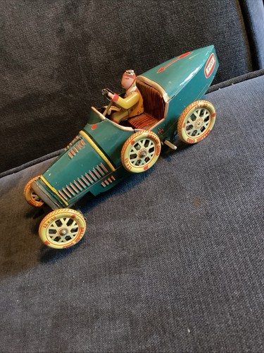Tinplate clockwork bugatti t35 - clockwork,