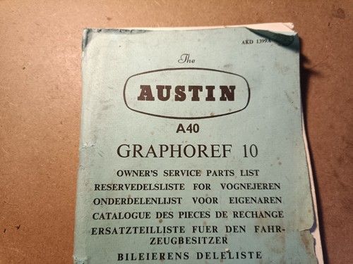 Austin a40 owner service - austin, owner's