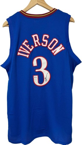 Allen iverson blue jersey - jersey, size