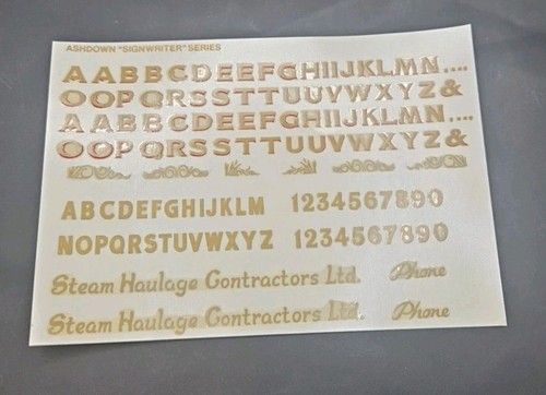 Traction engine sign writing - engine,
