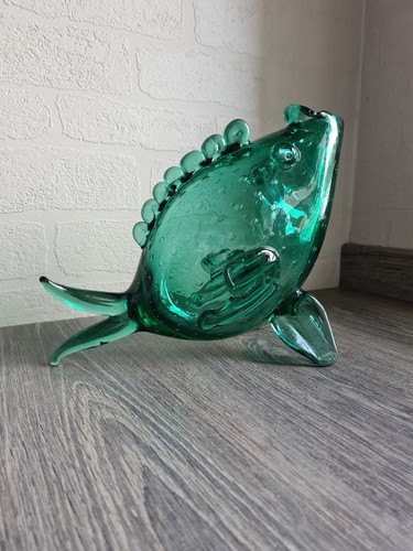 Vintage murano large green - vintage,