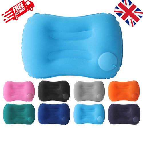 Air inflatable camping pillow - inflatable,