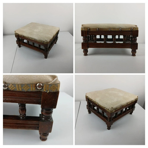 Vintage 1970s wooden square - vintage,