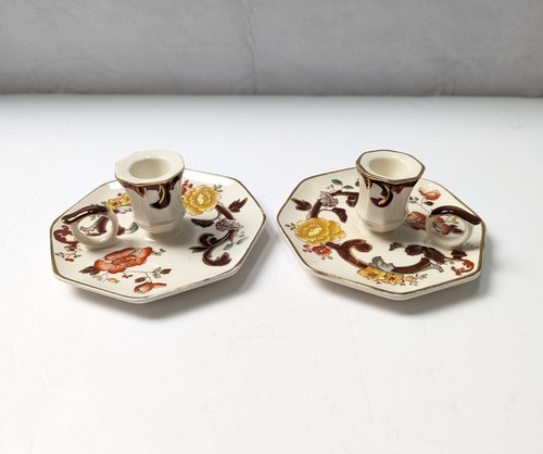 Vintage masons ironstone pair - vintage,