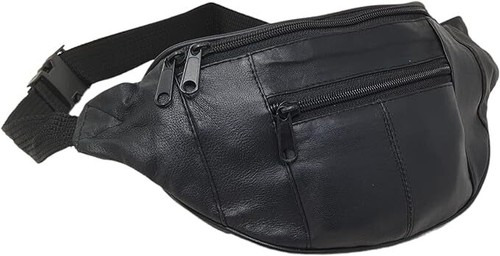Leather waist bum bag fanny - bag,