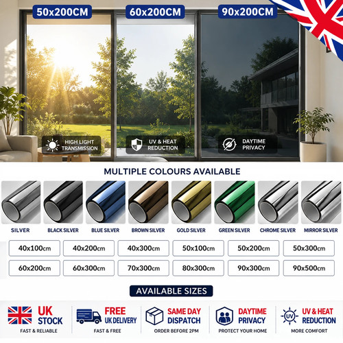 One way mirror reflective - one,
