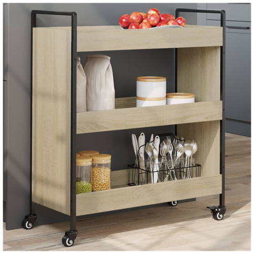 Kitchen trolley sonoma oak - kitchen,