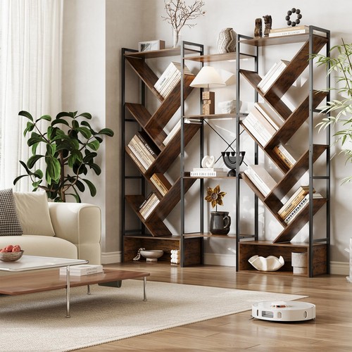 Tall triple bookshelf 6 - triple, bookshelf,