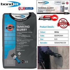 Bond It 20kg Tanking Slurry Waterproofing & Damp Proofing Cement Coating / Grey