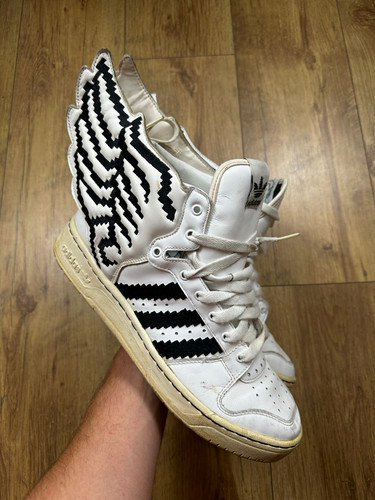 Adidas white black - white/black, leather
