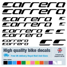 Carrera bike labels / decals /
