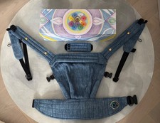 Artipoppe Zeitgeist Classic Denim Blue Baby Carrier RRP410 with insert