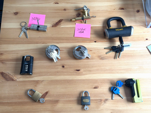 Various locks and padlocks - various,