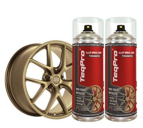 Alloy wheel paint wrx gold - wheel,